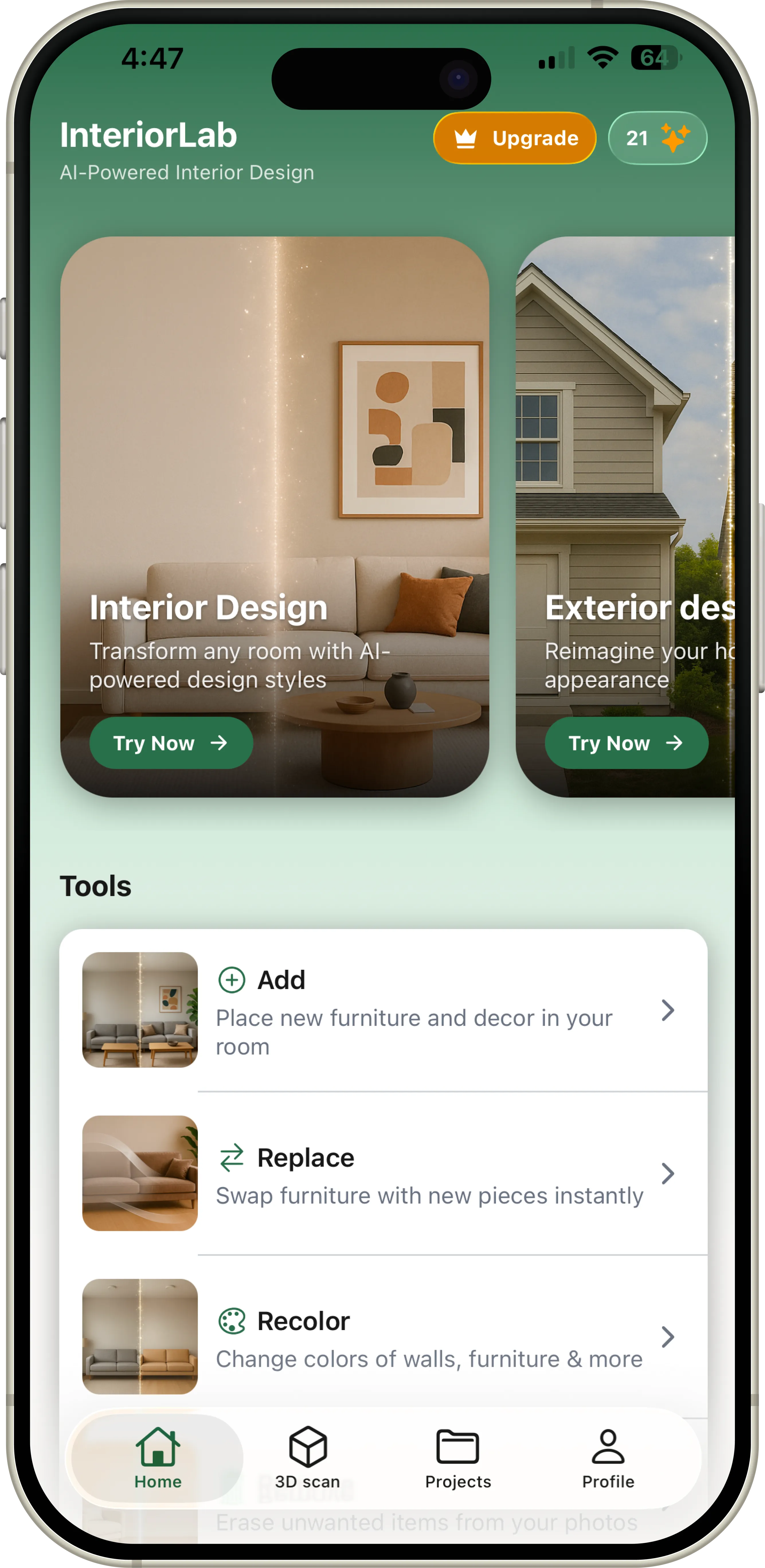 InteriorLab - Redesign Result